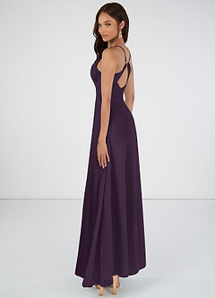 Azazie Haleigh Bridesmaid Dresses A-Line Pleated Chiffon Floor-Length Dress image5
