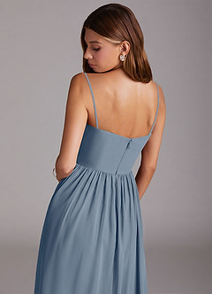 Azazie Calianna Bridesmaid Dresses Twilight A-Line Off the Shoulder Chiffon Convertible Dress image8