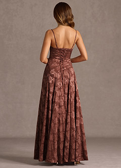 Vestido Mocha Coco Largo Gabriela image3