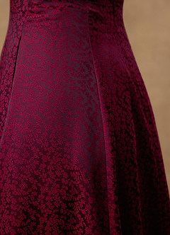 Midi jurk Penelope Kastanjebruin image6