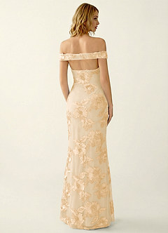 Lowlala Yellow Lace Prom Dress image2