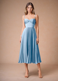Vestido Azul Neblina Midi Léna image3