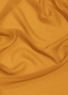 Azazie Vini Bridesmaid Dresses Butterscotch A-Line V-Neck Pleated Chiffon Dress image11
