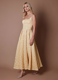 Alina Pale Marigold Maxi Dress image4