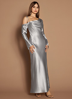 Alessandra Silver Maxi Dress image5