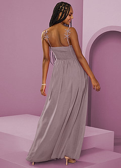 Barbie ♥ Azazie Bridesmaid Dresses Dusk A-Line Pleated Chiffon Dress image2