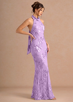 Vestido Lila Escarchada Maxi Dillon image5