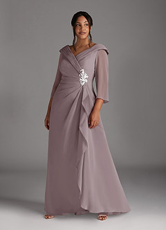Azazie Jaycee Mother of the Bride Dresses Dusk A-Line Chiffon Dress image7