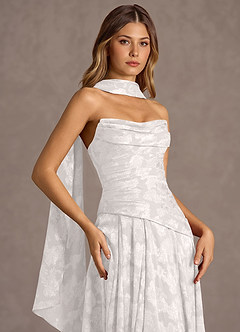 Vestido Crema Largo Gabriela image6