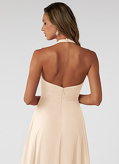 Azazie Tessie Suknie dla druhen Linia A Pofałdowany Szyfon Długość kostki Sukienka image4