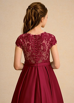 Azazie Bunny Girl Flower Girl Klänningar Klä Balklänning i Spets image7