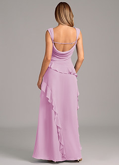 Azazie Sloane Bridesmaid Dresses Candy Pink A-Line Sweetheart Neckline Chiffon Dress image2