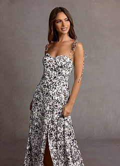 Tania Black Floral Maxi Dress image3