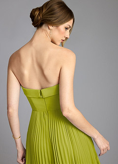 Azazie Mariana Suknie dla druhen Linia A Bez ramiączek Szyfon Do ziemi Sukienka image6