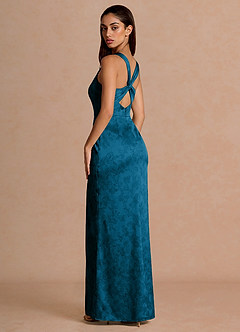 Robe Maxi Marineblau Wesselle image2