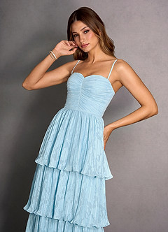 Marisol Sky Blue Maxi Dress image5