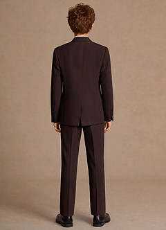 front James Ganache Traje de dos piezas para jóvenes