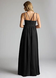 Azazie Emree Maternity Bridesmaid Dresses A-Line Chiffon Floor-Length Dress image4