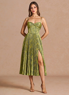 Robe Mi-Longue Mousse Marine Vesper image3