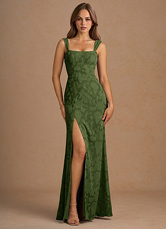 Eliana Olive Maxi Dress image3