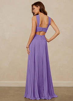 Christian Siriano Bridal for Azazie 1009 Bridesmaid Dresses Tahiti A-Line Pleated Chiffon Dress image4