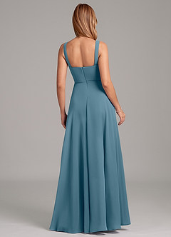 Azazie Shaude Bridesmaid Dresses Bermuda A-Line Pleated Chiffon Dress image2