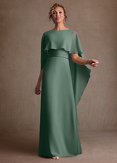 Azazie Marilla Suknie dla Matki Panny Młodej Linia A Pofałdowany Szyfon Długość podłogi Sukienka image1