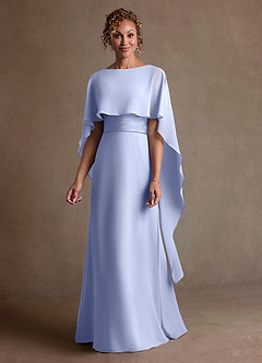 Azazie Marilla Suknie dla Matki Panny Młodej Linia A Pofałdowany Szyfon Długość podłogi Sukienka image4