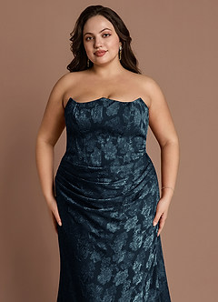 Maxi jurk Ezrena Marine image11