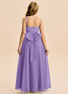 Azazie Bear Junior Tahiti A-Line Pleated Chiffon Dress image2