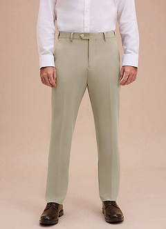 front Ethan Burgundy Refined Weave Performance Dress Pants