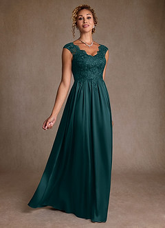 Azazie Amethyst Abiti per la Madre della Sposa Abito A-Line in Pizzo Pino image3