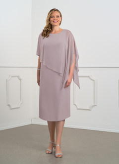 Azazie Sparrow Mother of the Bride Dresses Dusk Sheath Sequins Chiffon Dress image7