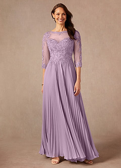 Azazie Corinne Mother of the Bride Dresses Wisteria A-Line Sequins Chiffon Dress image1
