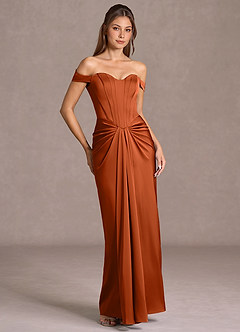 Lorelei Rust Maxi Dress image4