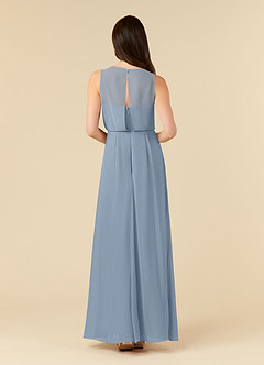 Azazie Marchioness 신부의 어머니 드레스 A라인 쉬폰 바닥 길이 드레스 image2