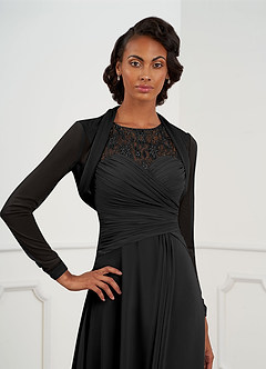 front Azazie Shyann Mesh Wrap