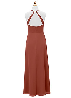 Azazie Davis Junior Auburn A-Line Chiffon Dress image8
