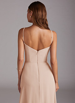Azazie Marley Bridesmaid Dresses English Rose A-Line Off the Shoulder Chiffon Convertible Dress image11