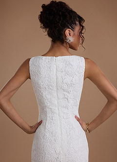 Athena White Lace Mini Dress image7
