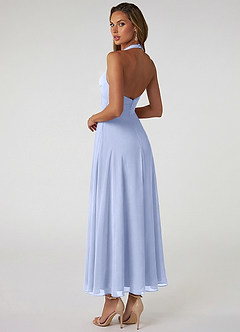 Azazie Tessie Suknie dla druhen Linia A Pofałdowany Szyfon Długość kostki Sukienka image2