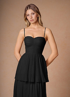 Maxi jurk Isla Zwart image3