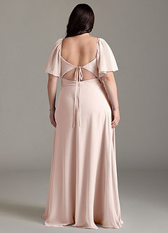 Azazie Chloe Bridesmaid Dresses Rose Petal A-Line Sweetheart Neckline Chiffon Dress image8