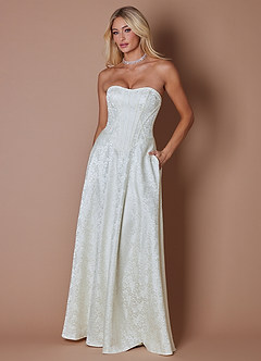 Abito Lungo Bianco Antico Bibi image1