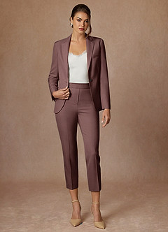 front Kennedy Expresso Blazer de performance à tissage raffiné