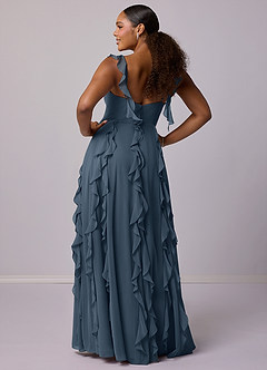 Barbie ♥ Azazie Bridesmaid Dresses Neptune A-Line with Pockets Chiffon Dress image8