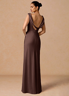 Maxi jurk Evarine Truffel image2