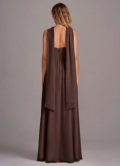 Azazie Joni Final Sale Agave A-Line Strapless Chiffon Convertible Dress image7