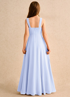 Azazie Makani Girls Formal Flower Girl Dresses Lavender A-Line Sweetheart Neckline Chiffon Dress image2