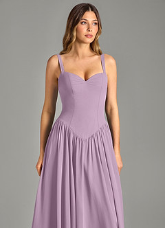 Azazie Evadina Suknie dla druhen Linia A Gorset Szyfon Do ziemi Sukienka image6